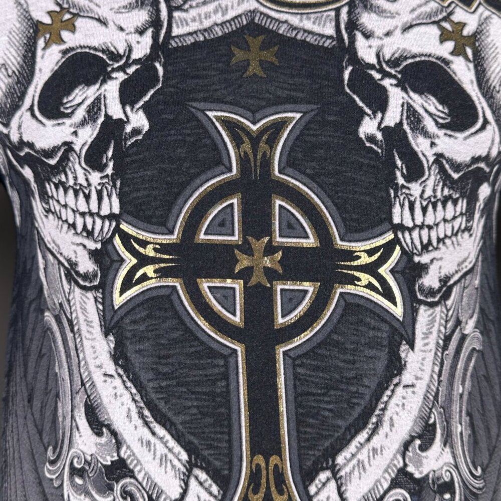 Xtreme Couture By Affliction Men's T-shirt Pulverize - Picture 6 of 8